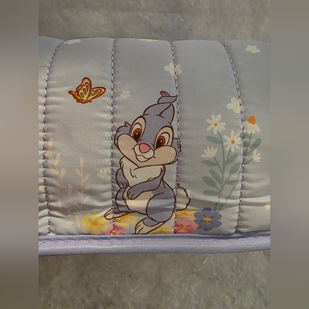 NWT Disney Thumper Lavender Quilted Cosmetic Bag - Picture 3 of 4